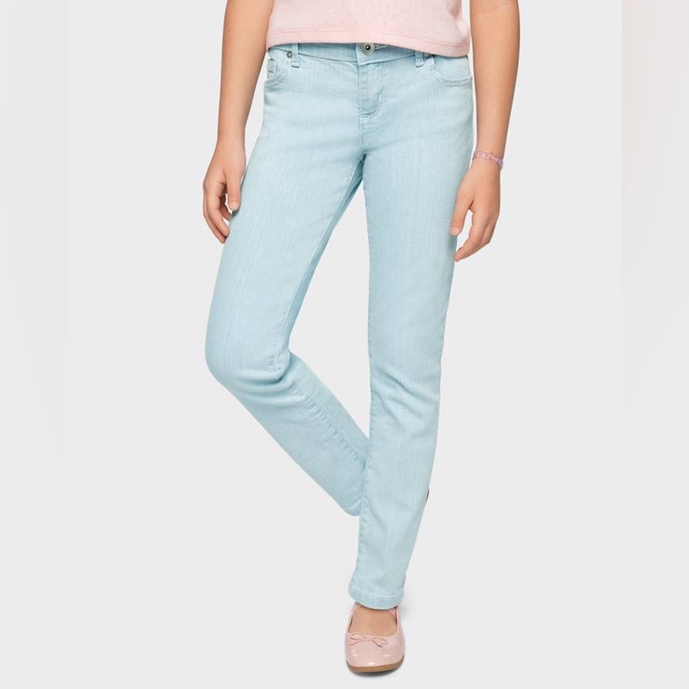 PLACE Girls Denim Super Skinny Stretch Light Blue Jeans - Picture 3 of 16